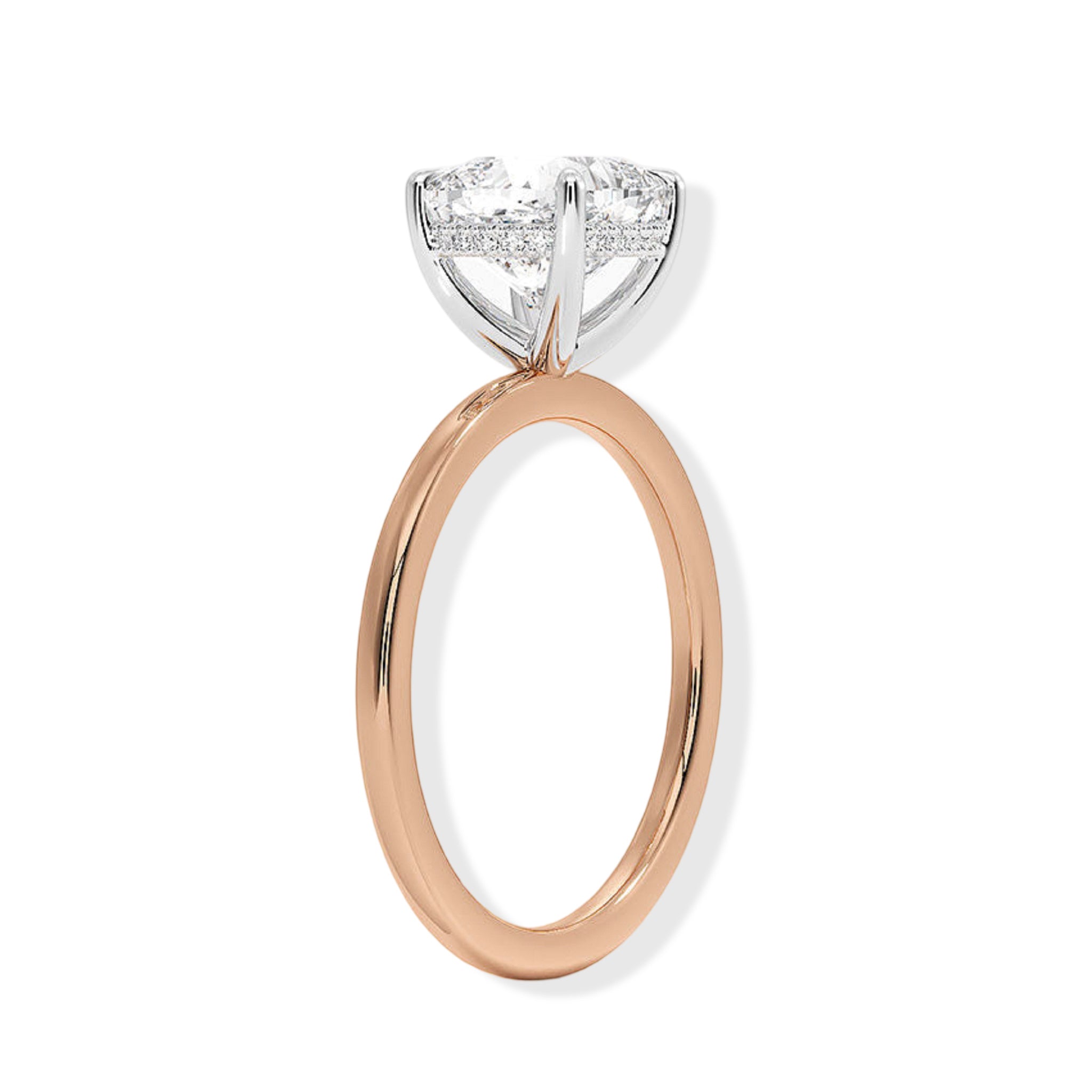 Every Day Wear Simple Solitaire Round Engagement Ring