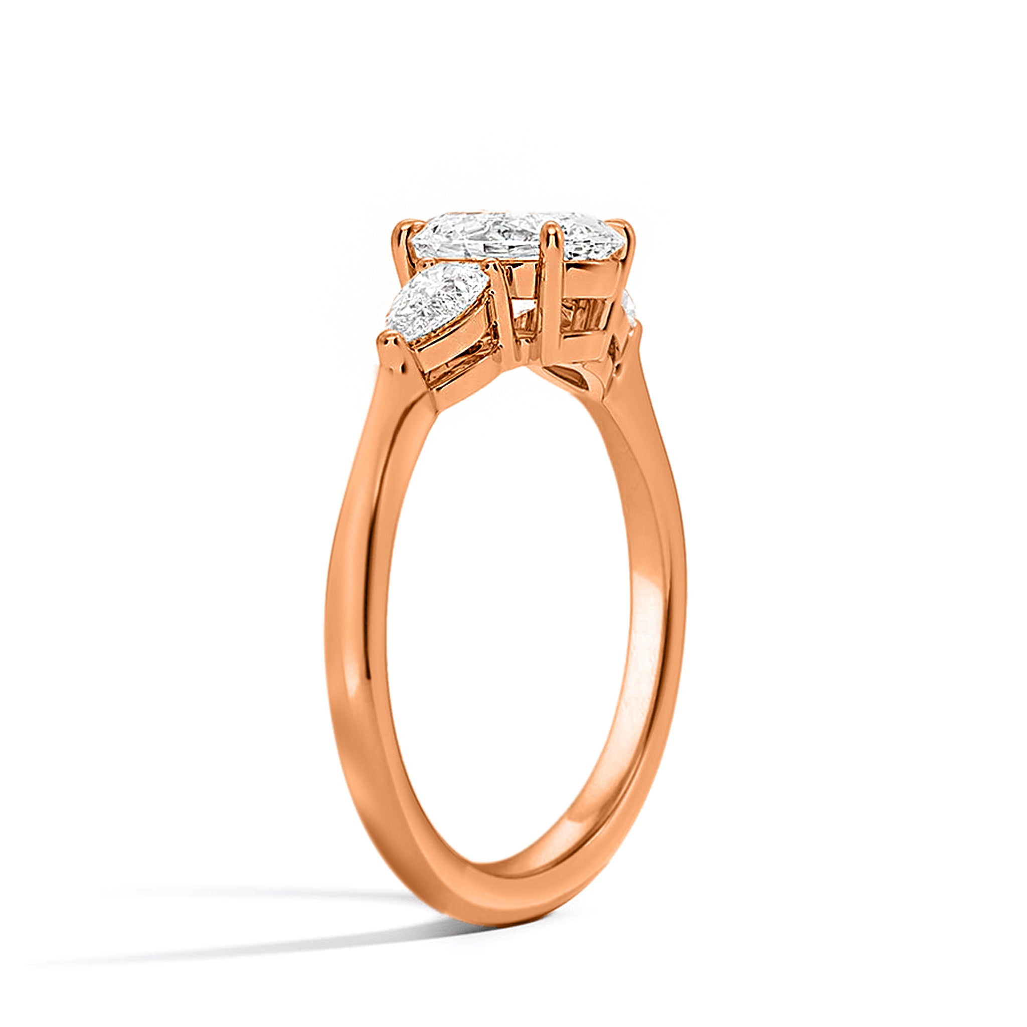 Pear Shaped Three Diamond Ring
