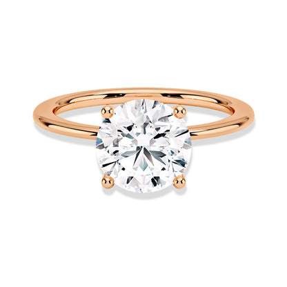 The Classic Round Diamond Engagement Ring