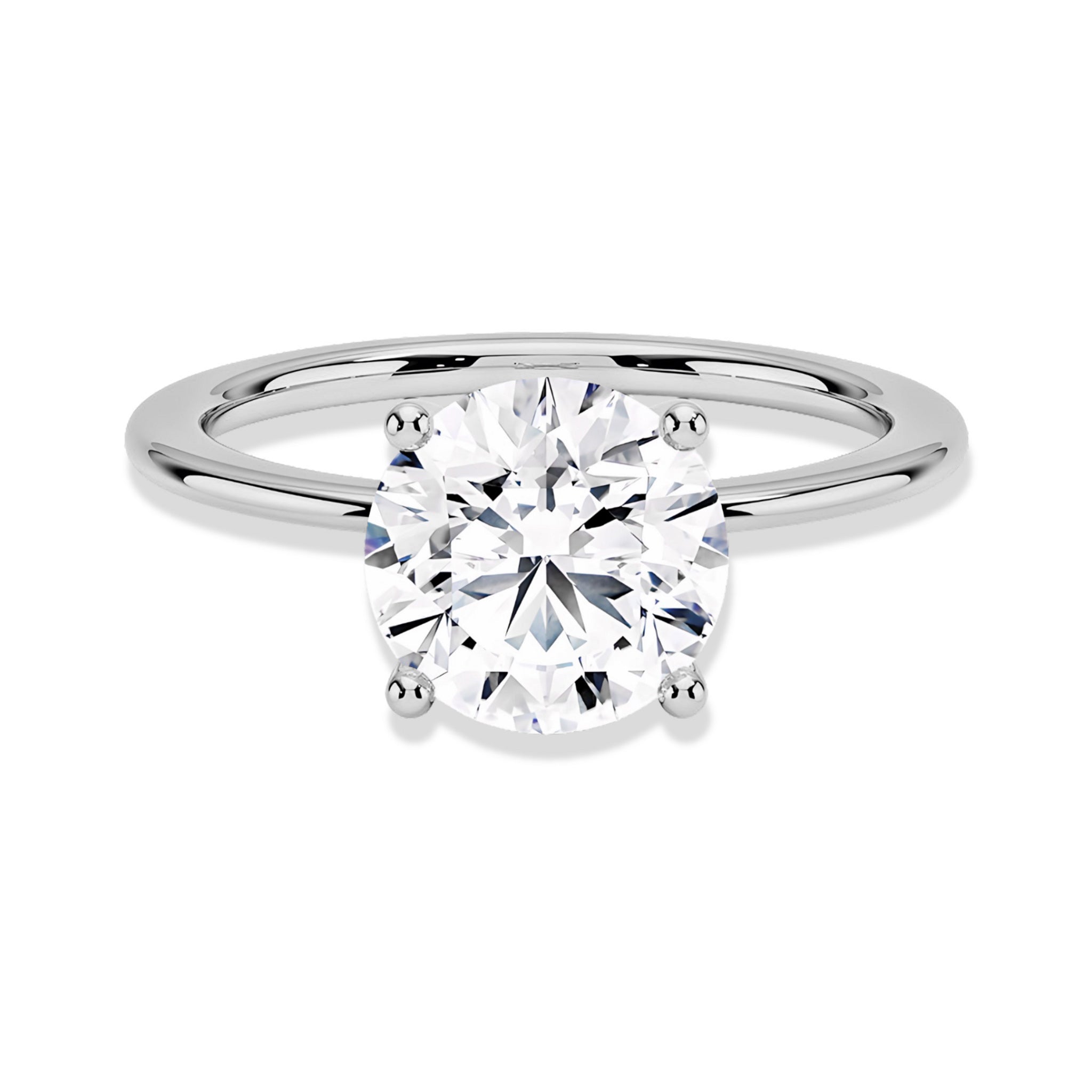 The Classic Round Diamond Engagement Ring