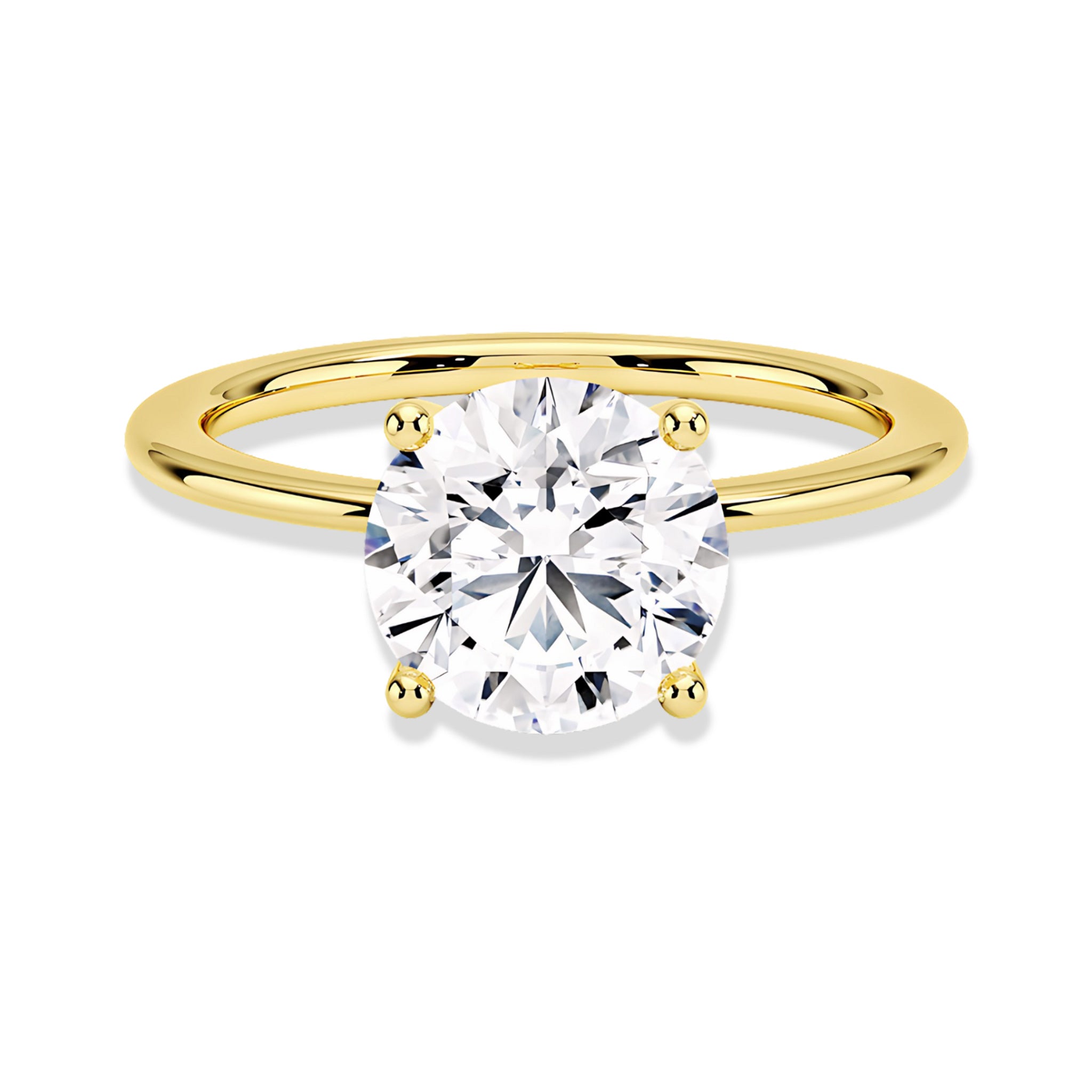 The Classic Round Diamond Engagement Ring
