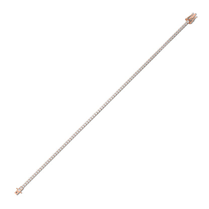 Dainty Thin Minimalist Diamond Tennis Bracelet