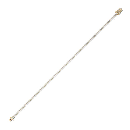 Dainty Thin Minimalist Diamond Tennis Bracelet