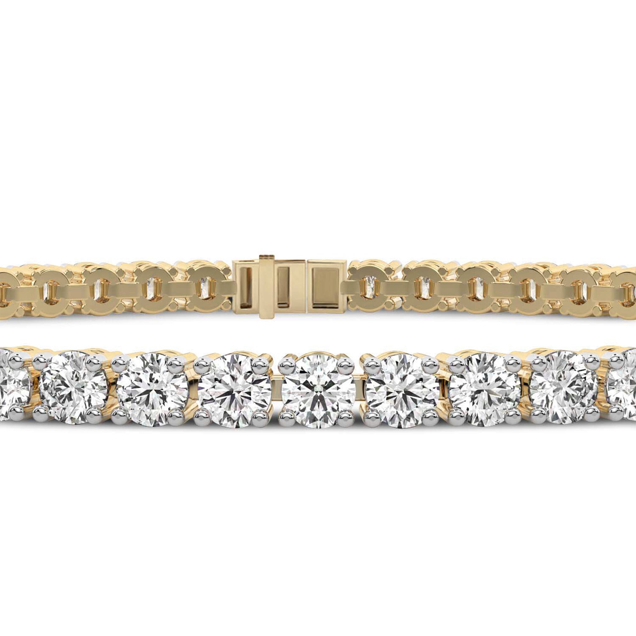 Four Prong Set Men Women Moissanite Tennis Bracelet 3.50 MM