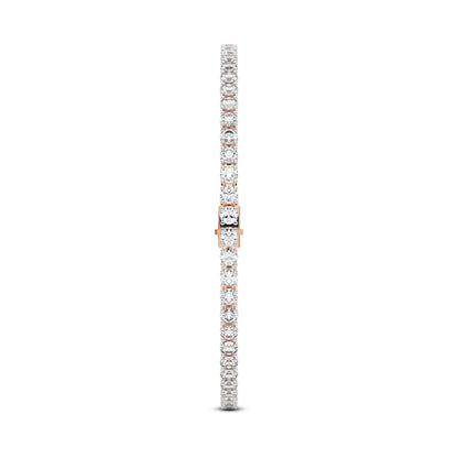 Four Prong Set Men Women Moissanite Tennis Bracelet 3.50 MM