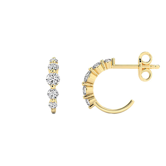 Floating Diamond Earrings