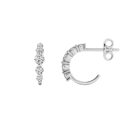 Floating Diamond Earrings