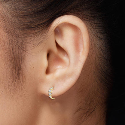 Floating Diamond Earrings
